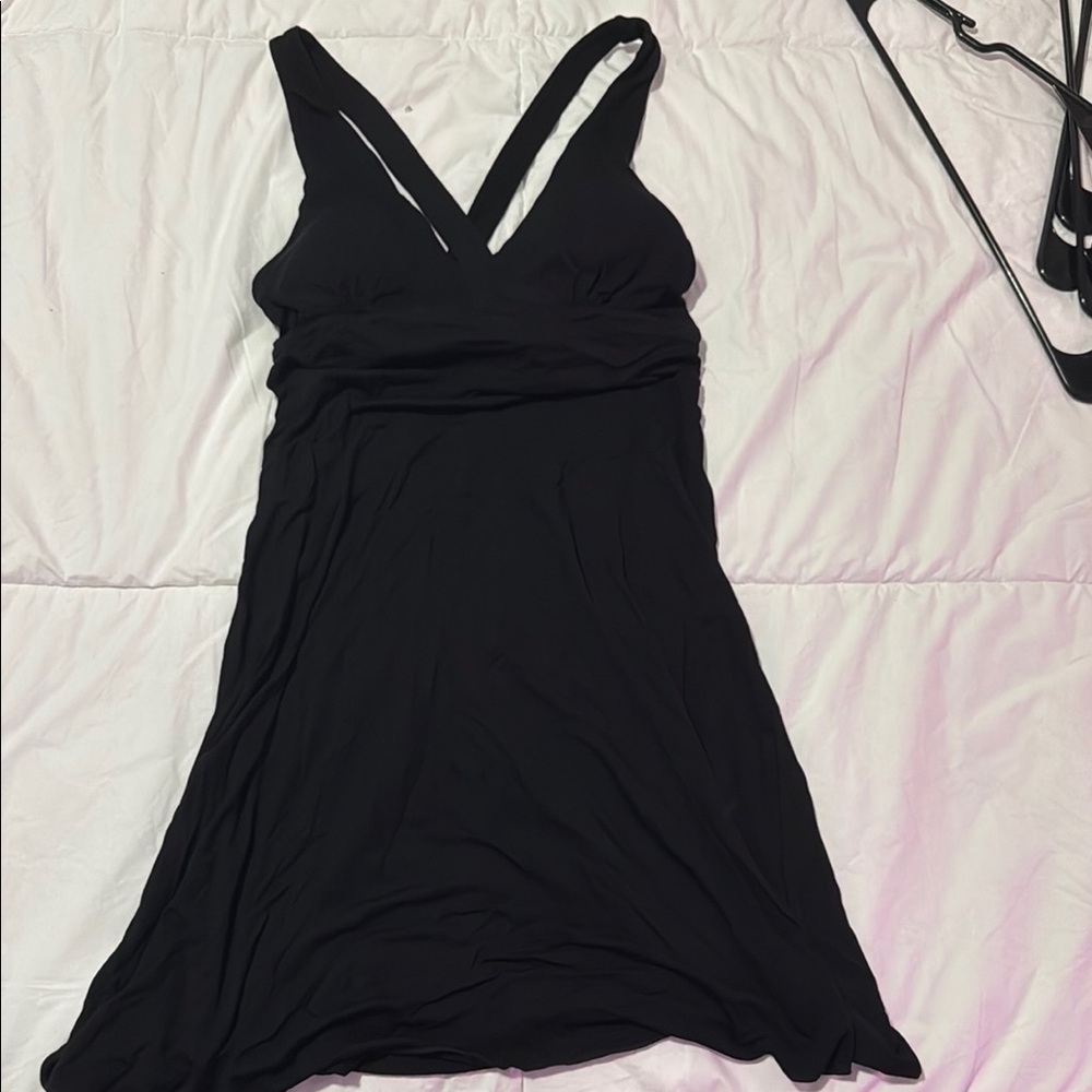 Cute Black Sleeveless Dress